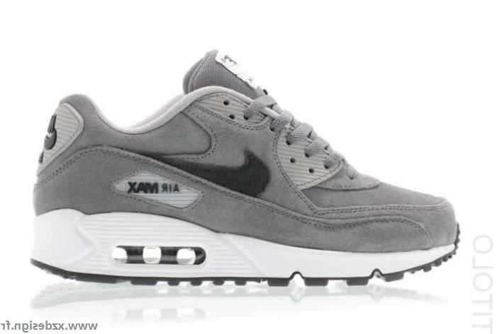 air max 90 leather gris